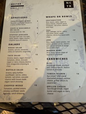 Menu photo 4 Nectar Cafe Auburn, CA