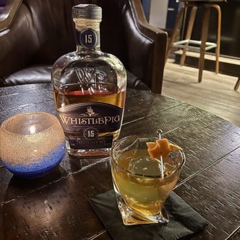 Bitter and Pour - $30 dollar Manhattan? Worth every penny when it's Whistlepig 15 year! Also, you won't find a finer looking craft ice cube.... - Speakeasies Near Me - Rochester, Minnesota