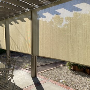 Patio Dynamics - Lower shades are light to keep the patio bright. Perfect & precise fit. - Patio Coverings Near Me Patio Dynamics - Lower shades are light to keep the patio bright. Perfect & precise fit. - Patio Coverings Near Me