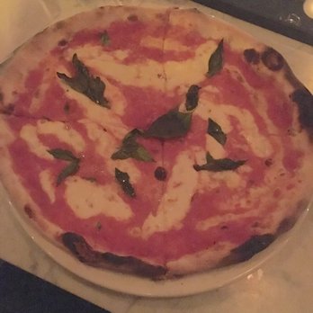 Gusto 101 - Margarita Pizza. (Dark setting - didn't want to use my flash) - Italian Near Me - Toronto, Ontario Gusto 101 - Margarita Pizza. (Dark setting - didn't want to use my flash) - Italian Near Me - Toronto, Ontario