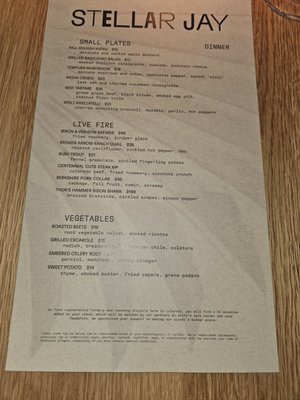 Menu photo 7 Stellar Jay Denver, CO