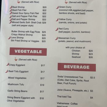 Peppercorn Spice House - menu page 3 - Noodles Near Me - Keaau, Hawaii