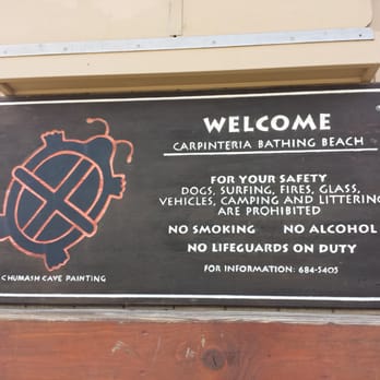Carpinteria State Beach - Rules - Beaches Near Me - Carpinteria, California