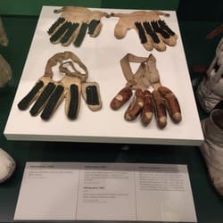 National Sports Museum - Back in the day gloves