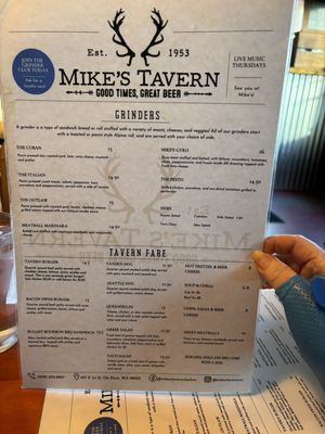 Menu photo 2 Mike's Tavern Cle Elum, WA