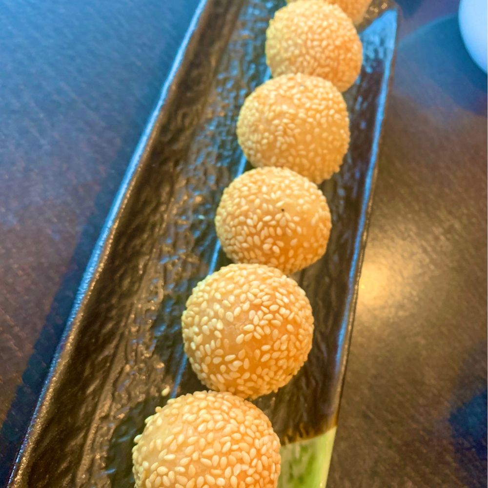 Ikoi Sushi - Sesame ball 6pc I personally request to prepare golden to give the extra roasted and toasted sesame flavor. - Sushi Bars Near Me - San Rafael, California