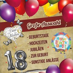 Scheissladen - Heliumballons eignen sich immer als Geschenk! Auswahl gibt es reichlich