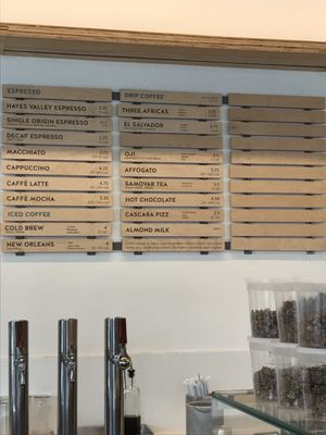 Menu photo 6 Blue Bottle Coffee - Downtown Berkeley Berkeley, CA
