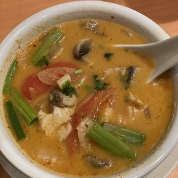 Thai Esarn - Cup of Coconut Soup . - Thai Near Me - Omaha, Nebraska Thai Esarn - Cup of Coconut Soup . - Thai Near Me - Omaha, Nebraska