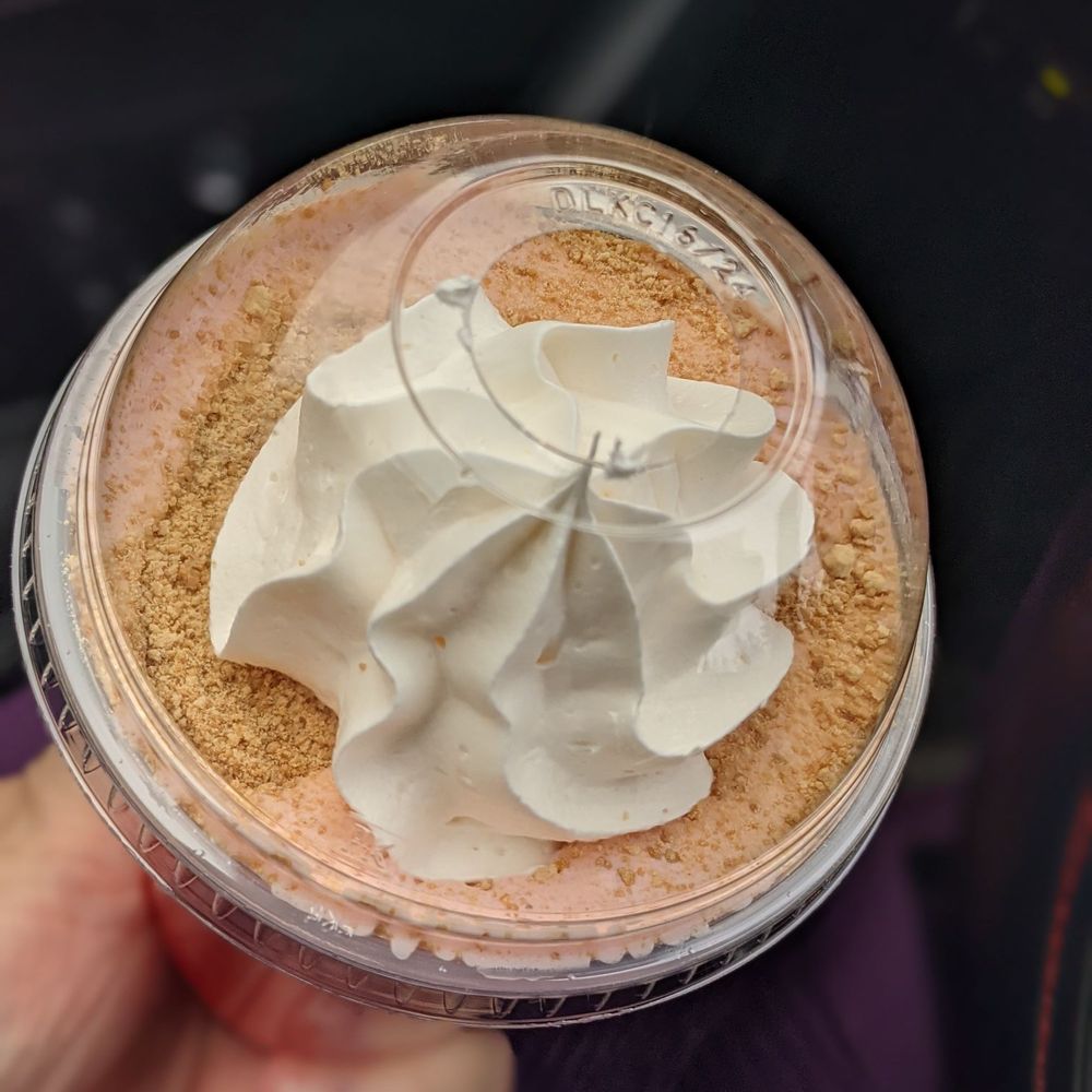 Fast Eddie's - Top view of my strawberry shortcake wildshake - Fast Food Near Me - Cambridge, Ontario
