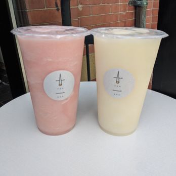 Ten One Tea House - Rose yakult and summer christmas slush - Bubble Tea Near Me - Boston, Massachusetts