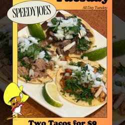 Speedy Joe's - Beer & taco Tuesday special!