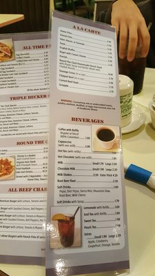 Menu photo 2 Round the Clock Diner East York, PA