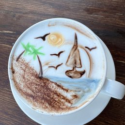 My hot Chocolate was delicious and check out that amazing artwork!! It's as if they knew me