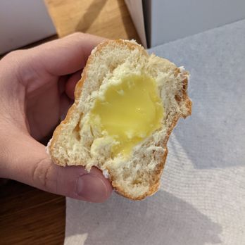 Doughboy Donuts & Deli - Inside lemon filled - Donuts Near Me - Boston, Massachusetts