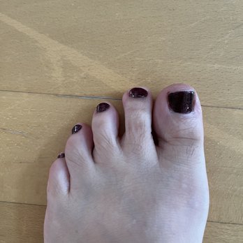 Lucky Nails & Spa - Pedicure Fall colors....yay! - Nail Salons Near Me - Albuquerque, New Mexico