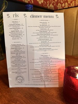 Menu photo 2 RIS Washington, DC, DC
