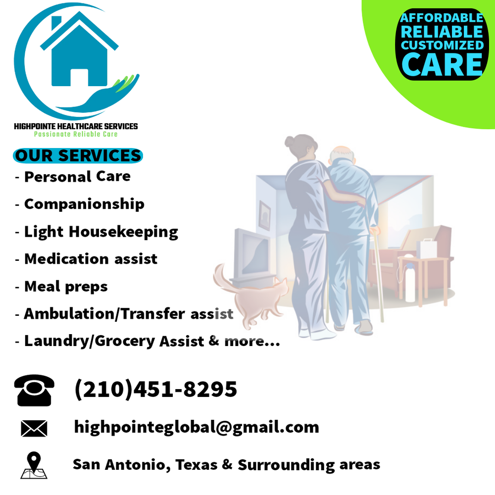 HIGHPOINTE HEALTHCARE SERVICE Updated June 2024 San Antonio, Texas