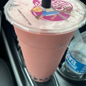 OG Tea Greenleaf - Watermelon honeydew smoothie w boba - Bubble Tea Near Me - Sugar Land, Texas