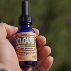 CBD American Shaman - Our Cloud tincture is perfect to use in a vape or take orally with your favorite drink.