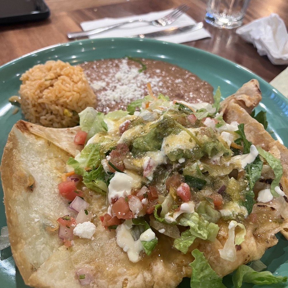 Jalisco Grill Restaurant - Open faced, stuffed chimichanga - Mexican Near Me - Basalt, Colorado