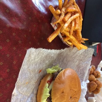 Chuck's Place - Large Hamburger & Cajun Fries - Burgers Near Me - Salem, Illinois