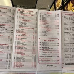 Golden House - Menu