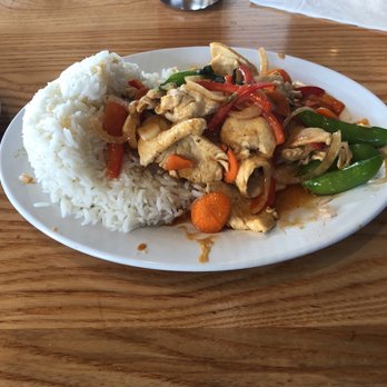Pei Wei Asian Kitchen - Thai Dynamite, a little sloppy of the presentation. - Chinese Near Me - Celebration, Florida Pei Wei Asian Kitchen - Thai Dynamite, a little sloppy of the presentation. - Chinese Near Me - Celebration, Florida