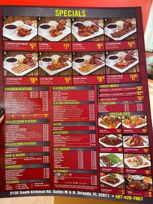 Menu photo 2 La Granja Orlando, FL Menu photo 2 La Granja Orlando, FL