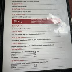 Homie Thai Food and Grill - Menu