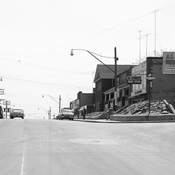 Al Flaherty's Outdoor Store - Looking south at our store in the 1950's