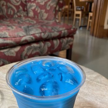Vintage Cafe - Iced Blue Tea Latte - Coffee & Tea Near Me - Schaumburg, Illinois Vintage Cafe - Iced Blue Tea Latte - Coffee & Tea Near Me - Schaumburg, Illinois