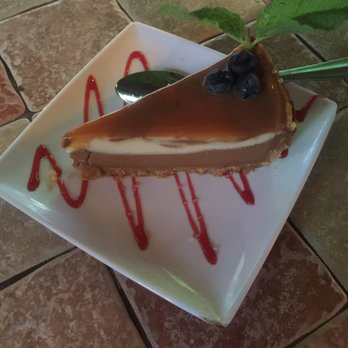 Caps On The Water - Caramel Salted Cheese cake. I was disappointed, I thought it would have more cheesecake filling than crust. - Seafood Near Me - St Augustine, Florida Caps On The Water - Caramel Salted Cheese cake. I was disappointed, I thought it would have more cheesecake filling than crust. - Seafood Near Me - St Augustine, Florida