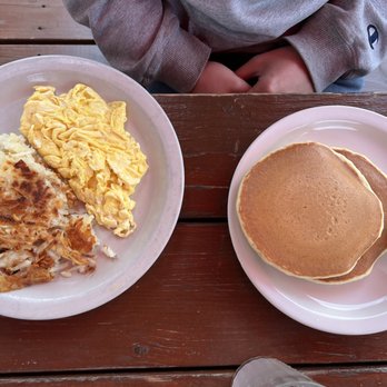Millbrae Pancake House - #3 - pancake with egg and hash - American Near Me - Millbrae, California