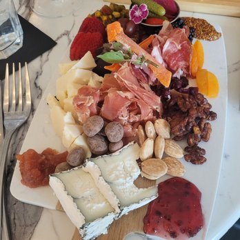 Cork & Knife - Our tray was beautiful - Wine Tasting Room Near Me - Clovis, California