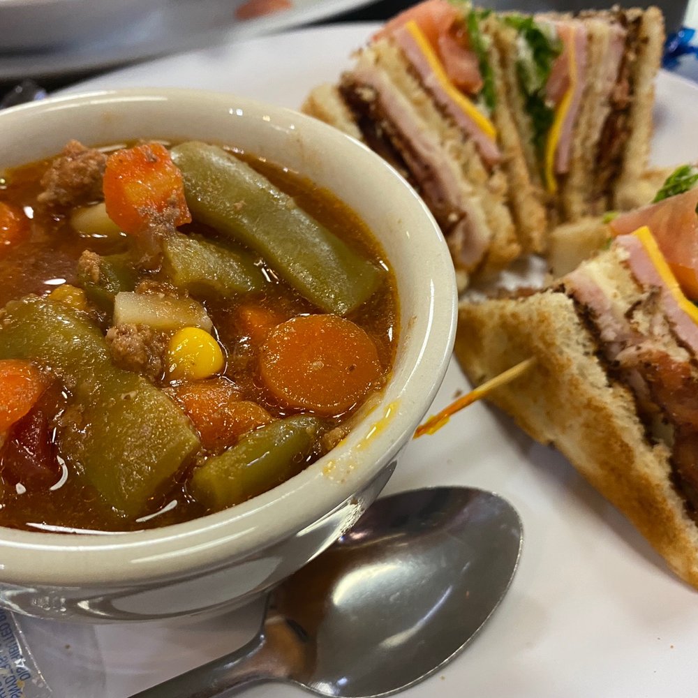 Metro Diner - Vegetable soup and club sandwich - Diners Near Me - Dallas, Texas Metro Diner - Vegetable soup and club sandwich - Diners Near Me - Dallas, Texas
