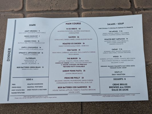 Menu photo 6 The Arches Borrego Springs, CA Menu photo 6 The Arches Borrego Springs, CA