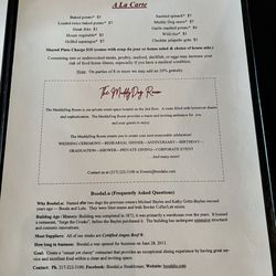 Boodalu Steak House - A la carte