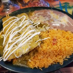 Enchiladas Verdes delicious!