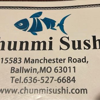 Chunmi Sushi - Menu cover - Japanese Near Me - Ballwin, Missouri