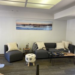 A-Painting - Painted wall in reception area