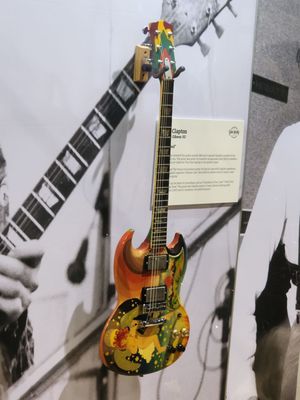 Photo of Shrine Auditorium and Expo Hall - Los Angeles, CA, US. Eric Clapton Electri Guitar