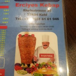 Erciyes Kebap - Menu