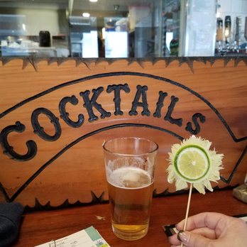 Bear Flag Fish - Jason (bartender) made me a citrus flower!!! Hes the best ever....come in for an asahi!!! So nice and rad!!! Thank you jason!!! - Seafood Near Me - Newport Beach, California