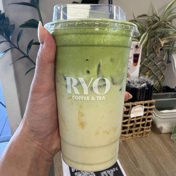 Ryo Coffee & Tea - Banana Matcha - Coffee & Tea Near Me - Fullerton, California Ryo Coffee & Tea - Banana Matcha - Coffee & Tea Near Me - Fullerton, California