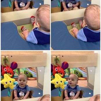McKinney KinderCare - The mirror wall is so fun for infants! - Child Care & Day Care Near Me - Mckinney, Texas McKinney KinderCare - The mirror wall is so fun for infants! - Child Care & Day Care Near Me - Mckinney, Texas