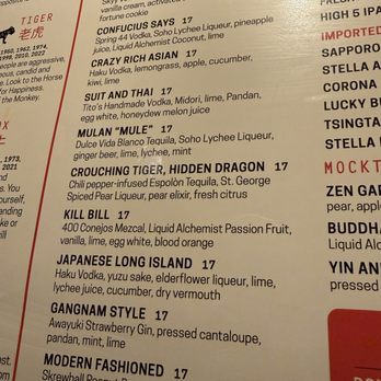 Blackbird Modern Asian - Cocktail Menu - Bars Near Me - Jupiter, Florida Blackbird Modern Asian - Cocktail Menu - Bars Near Me - Jupiter, Florida