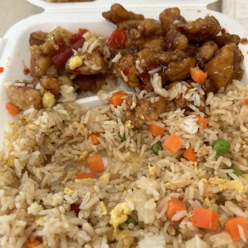 Panda Express - Overcooked cold crunchy rice.the chicken was non existent . Bad food experience. Save your self money and go anywhere else. Just bad food. - Chinese Near Me - Batavia, Illinois