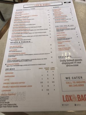 Menu photo 5 Lox N Bagel Boca Raton, FL Menu photo 5 Lox N Bagel Boca Raton, FL
