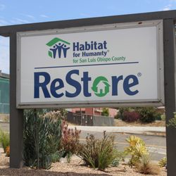 Habitat For Humanity ReStore - San Luis Obispo - Our store's sign as seen from Broad Street heading South toward Lawrence Ave.